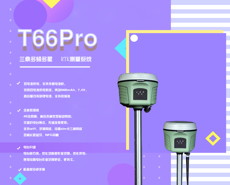 三鼎T66Pro GPS RTK測量系統 三鼎T66Pro GPS RTK測量系統